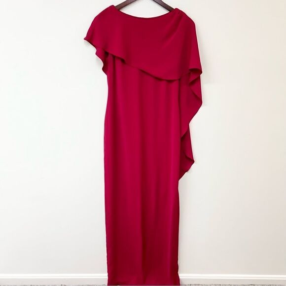 Lauren Ralph Lauren Evening Gown Dress ‘APIATAN' in Red Size 2 - Picture 2 of 10